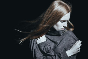 Depressed woman