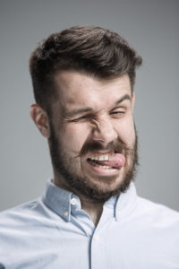 portrait of goofy man