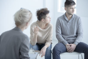 Wife arguing with husband